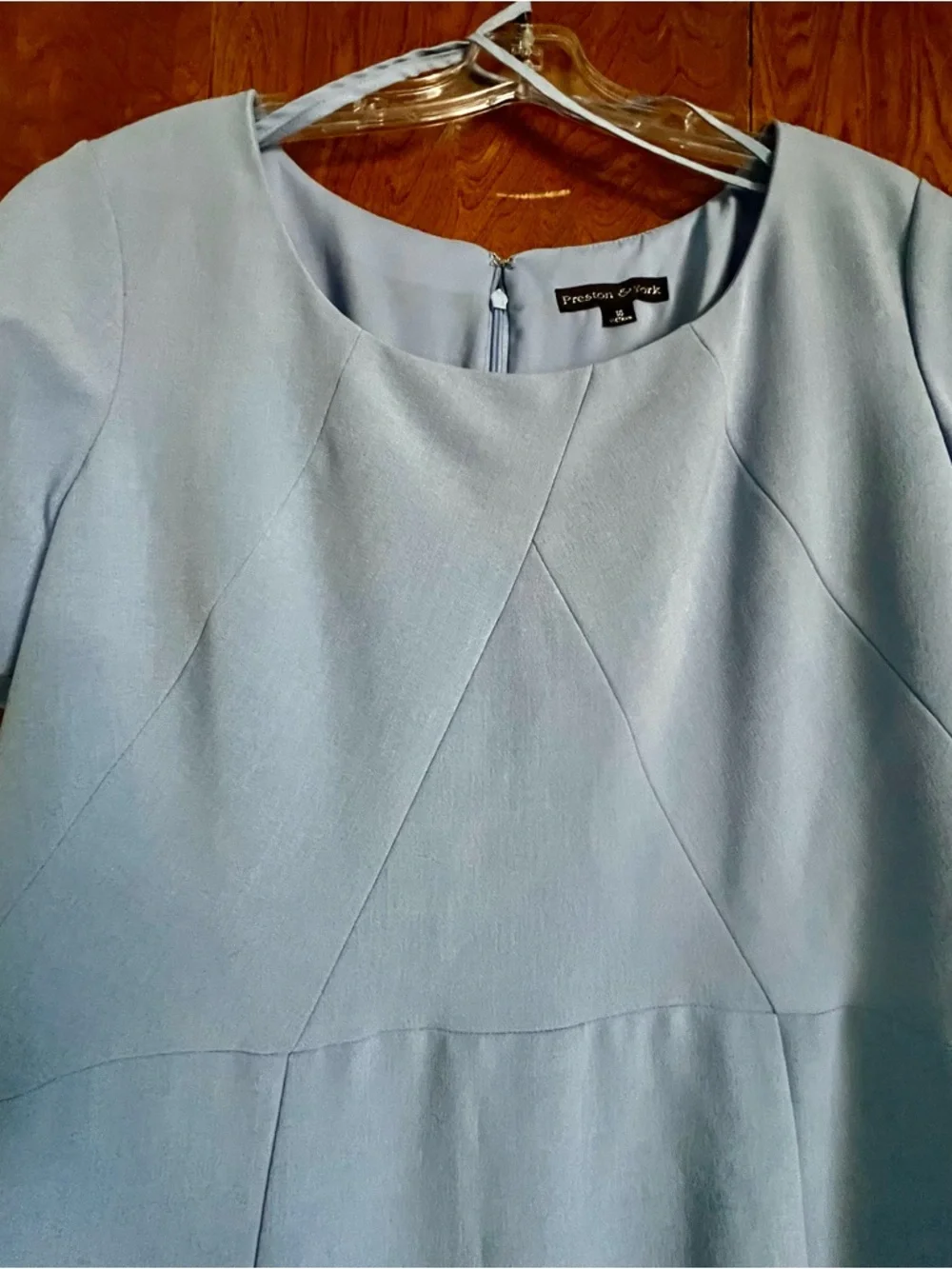 Preston and York periwinkle blue shift dress. - Picture 2 of 5